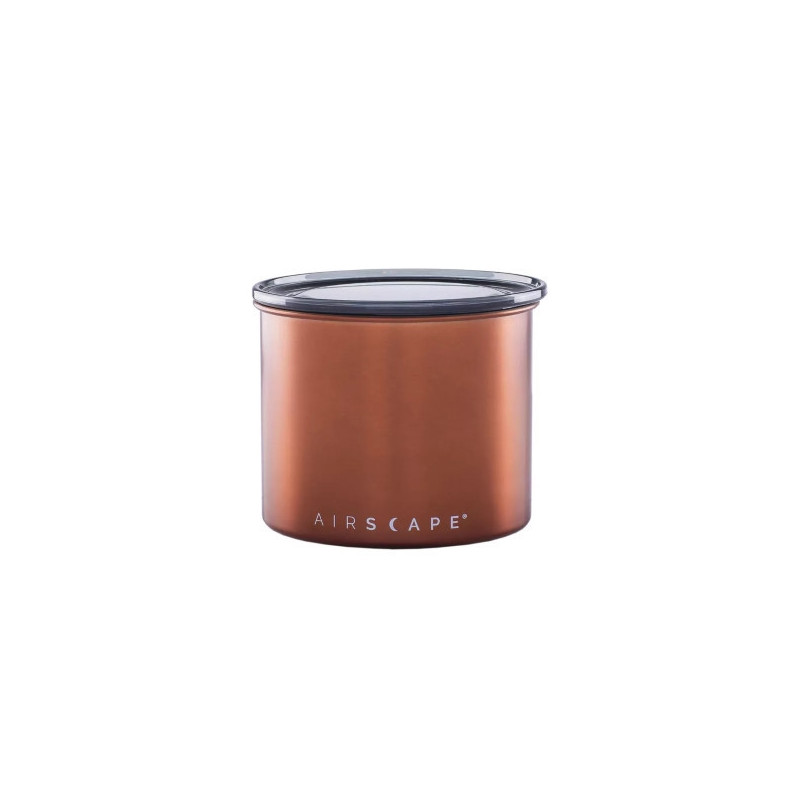 Airscape Metal Box - Airtight steel container for storing coffee and other foods.