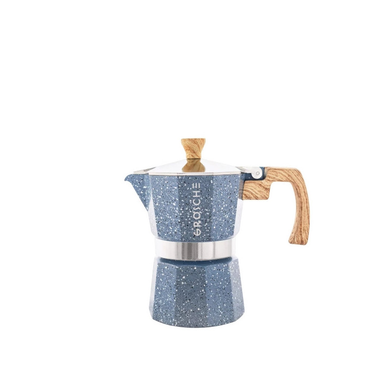 Grosche Milano – Moka da 3 Tazze - Stone Blue