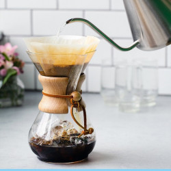                     Chemex - Manual Glass Coffee Maker for Filter Coffee
                  